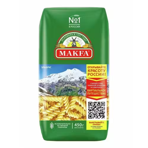 Макаронные изделия Makfa спирали 450 г