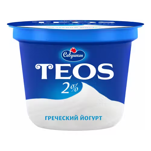 Йогурт Teos греческий 2 БЗМЖ 250 г