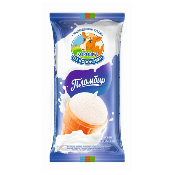 Мороженое стаканчик пломбир Коровка из Кореновки